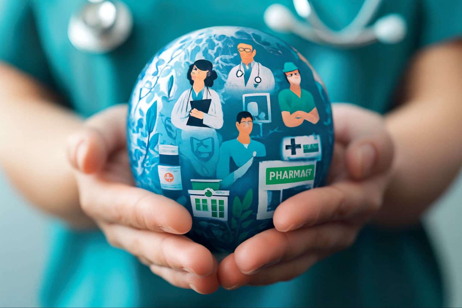 Professionnels de santé en consultation